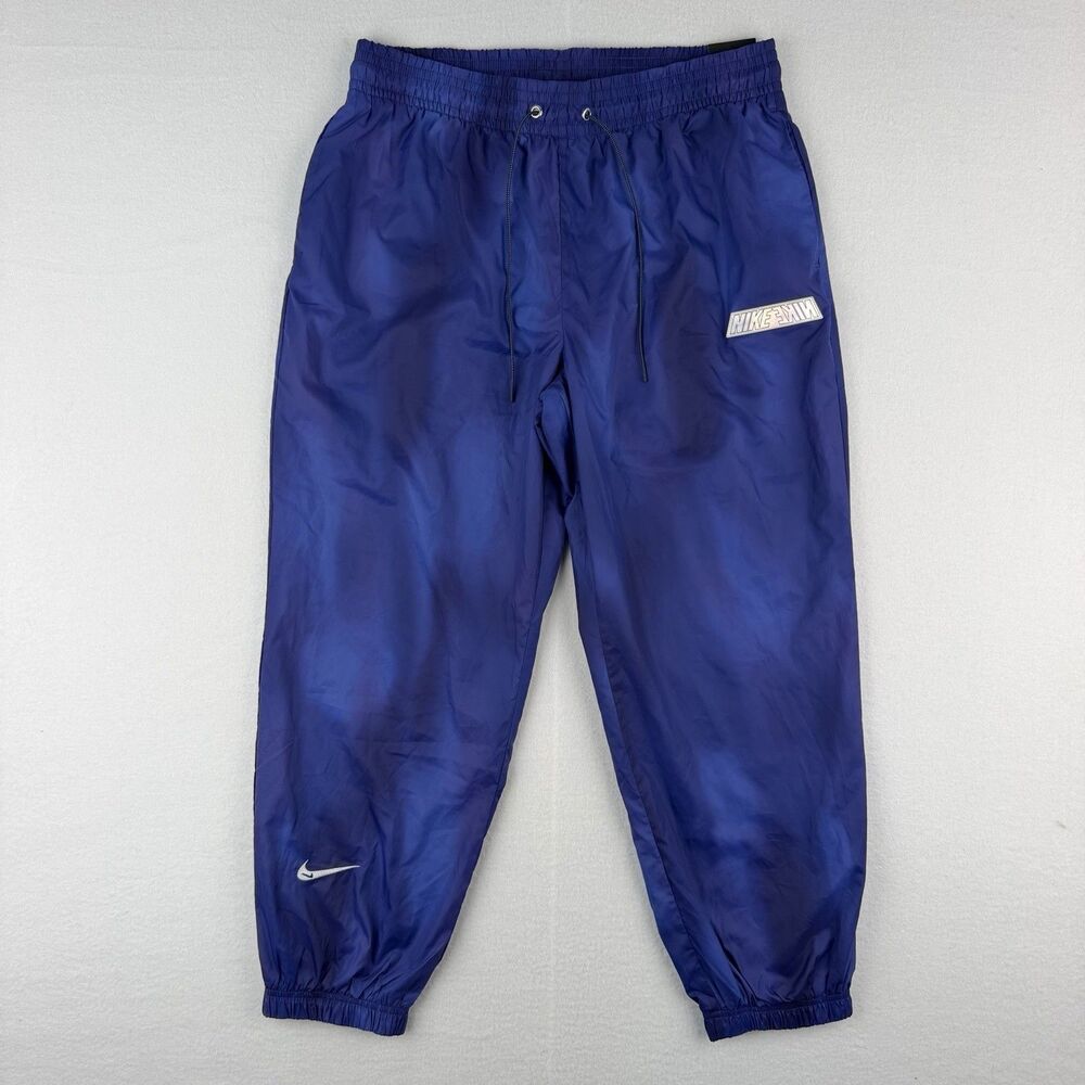 NWT Nike Women's Loose Fit Large Purple Tie Die Woven Pants DD9077-492